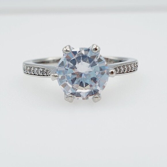 Exclusive 925 Silver Plated 3A CZ Ring for Women, FB16FA1070 - Picture 9 of 9